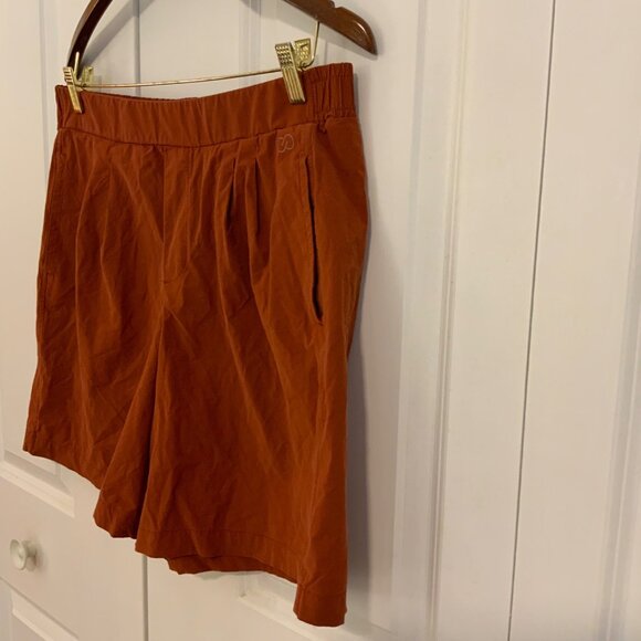 Calia by Carrie Underwood Brown Pull On High Waist 7 Inch Athletic Shorts Large - Picture 5 of 10
